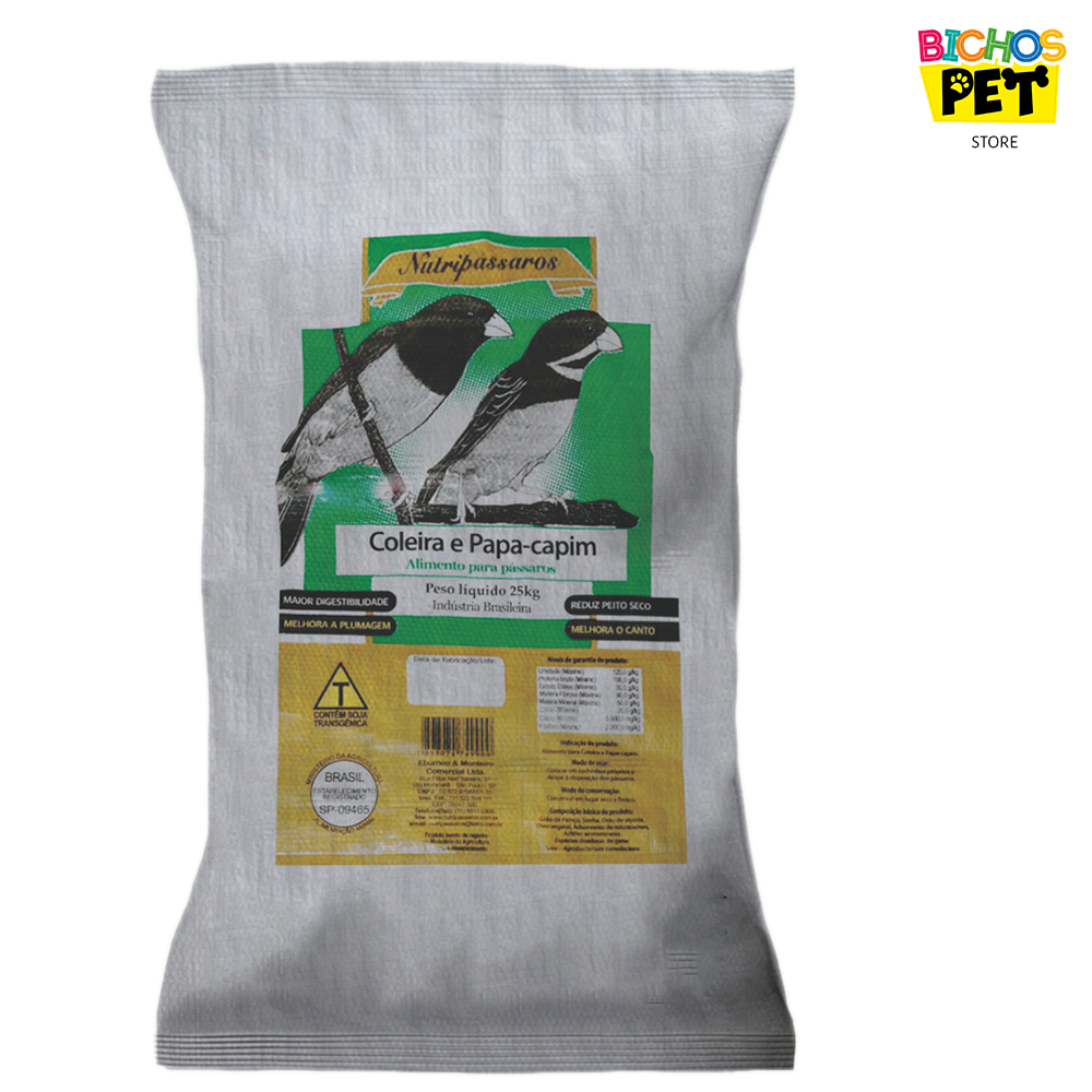 Mistura para Pássaros Coleirinho e Papa-capim Nutripássaros 10 kg