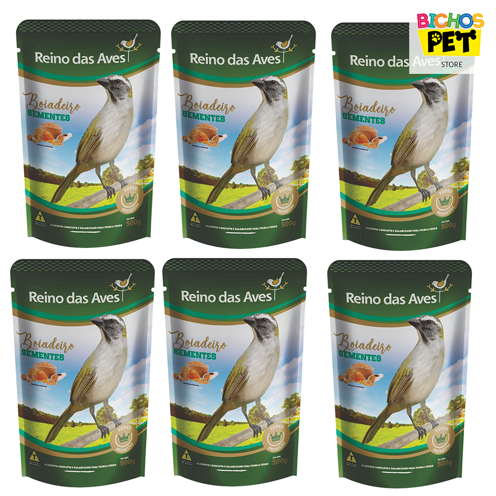 Mistura para Coleirinho e Papa-capim Nutripássaros 500g - 10 Unidades