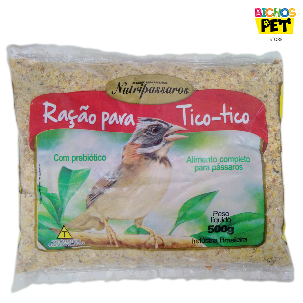 Mistura para Coleirinho e Papa-capim Nutripássaros 500g - 10 Unidades