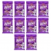 KIT 10 UN Petiscos para Gatos Snacks Bifitos Cats Colosso Sabor Carne 45g