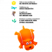 PET LATEX TOY COLOSSO CAO BOLA HBE018 - 9 CM