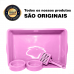 Kit Bandeja Sanitaria para Gatos (4 Pecas) 2D Pet Rosa