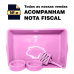 Kit Bandeja Sanitaria para Gatos (4 Pecas) 2D Pet Rosa