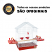 Gaiola para Calopsita Periquito com Teto Aramado Vermelha