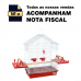 Gaiola para Calopsita Periquito com Teto Aramado Vermelha