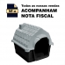 Casa Casinha Cachorro Cães N1 Plástica + Colchonete Brinde