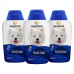 KIT 3 UN Shampoo para Caes Pet Branqueador 500 ml