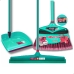Kit Vassoura + Pá Com Cabo + Rodo 40cm Noviça Bettanin