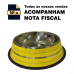 COMEDOURO ACO INOX PEQUENO 15 CM AMARELO