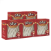 KIT 5 UN Osso Comestivel Caes Colosso Palito Branco 8.5 c/50