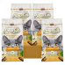 Kit 4 Un Areia Higie Colosso Gatos 100% Natural Mandioca 2Kg