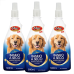 KIT 3 UN Banho A Seco Caes Colosso Pet 500 Ml