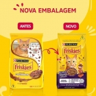Alimento Friskies Megamix Castrados Para Gato Adulto Sabor Carne Em Sacola De 3kg