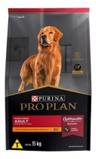 Alimento Pro Plan Optihealth Para Cachorro Adulto De Ra&ccedil;a M&eacute;dia Sabor Frango E Arroz Em Sacola De 15kg