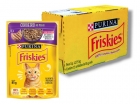 Caixa 15 Sachê Friskies Gatos Adultos 85g Cordeiro