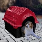 Casa Casinha Cachorro Cães N4 Plástica + Colchonete Brinde