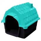 Casa Casinha Cachorro Cães N4 Plástica + Colchonete Brinde