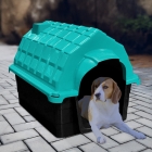 Casa Casinha Cachorro Cães N4 Plástica + Colchonete Brinde