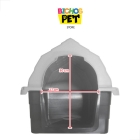 Casinha De Cachorro Casa Cão Resistente Pet Cores Uv Eco N5 Vermelho