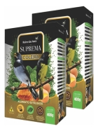 Kit 2un Suprema Coleira Extrusada 400g Reino Das Aves