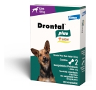 Vermífugo Drontal Plus Carne - Cães10kg - 2 Comp