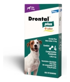 Drontal Plus Carne Cães 10kg Vermifugo 4 Comprimidos Giardia