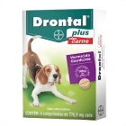 Drontal Plus Carne Cães 10kg Vermifugo 4 Comprimidos Giardia