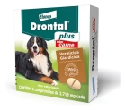 Comprimido Antiparasitário Para Vermicida Elanco Drontal Plus 35kg Para Cão De 17.6kg A 35kg 2 Comprimidos Cor Verde