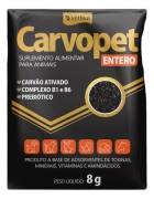 Kit 12 Suplemento Aimentar Carvopet Entero Carvão Ativado 8g
