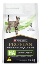 Alimento Pro Plan Veterinary Diets Ha Hydrolized Para Gato Adulto Sabor Mix De 1.5 Kg