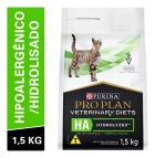 Alimento Pro Plan Veterinary Diets Ha Hydrolized Para Gato Adulto Sabor Mix De 1.5 Kg