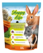 Ração Para Coelho Happy Life - 500g Roedores
