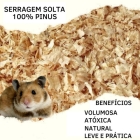 Serragem Prensada Coelho Hamster Roedores 1x800g 16 Litros Cor Amarelo