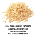 Serragem Prensada Coelho Hamster Roedores 1x800g 16 Litros Cor Amarelo