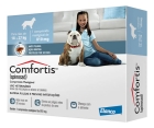 Kit 3 Comprimidos Antipulgas Comfortis C&atilde;es 18 A 27kg Elanco Sem Cor