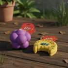 Kit 10 Brinquedos Mordedor Pet Colosso P/ Cachorro Com Apito