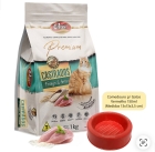 Kit Racao Colosso Premium Frango Arroz 1k + Comedouro Brinde